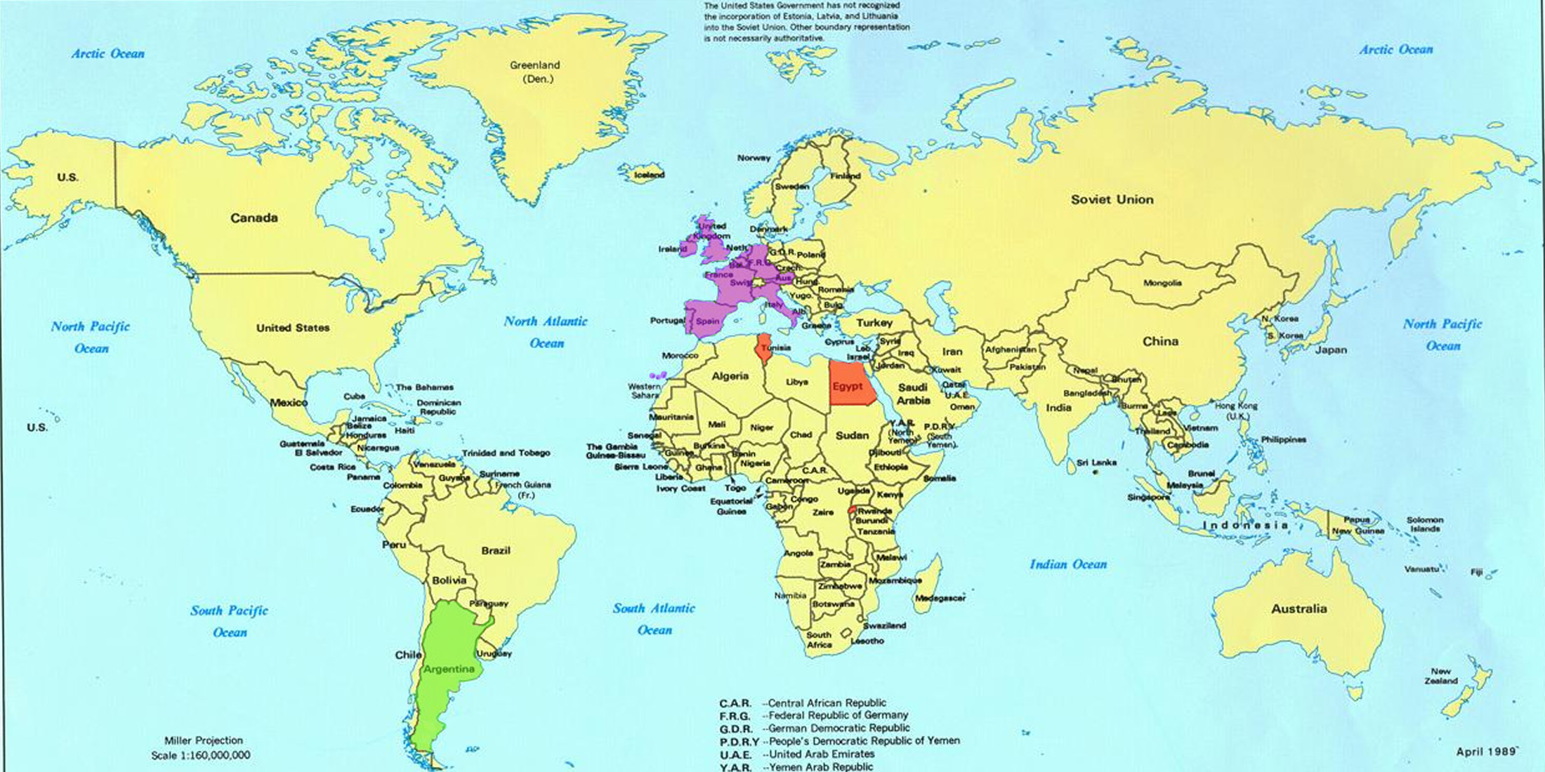 Sobre el mapa