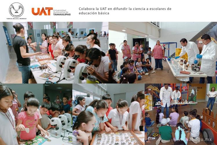 Colabora la UAT en difundir la ciencia a escolares de educación básica