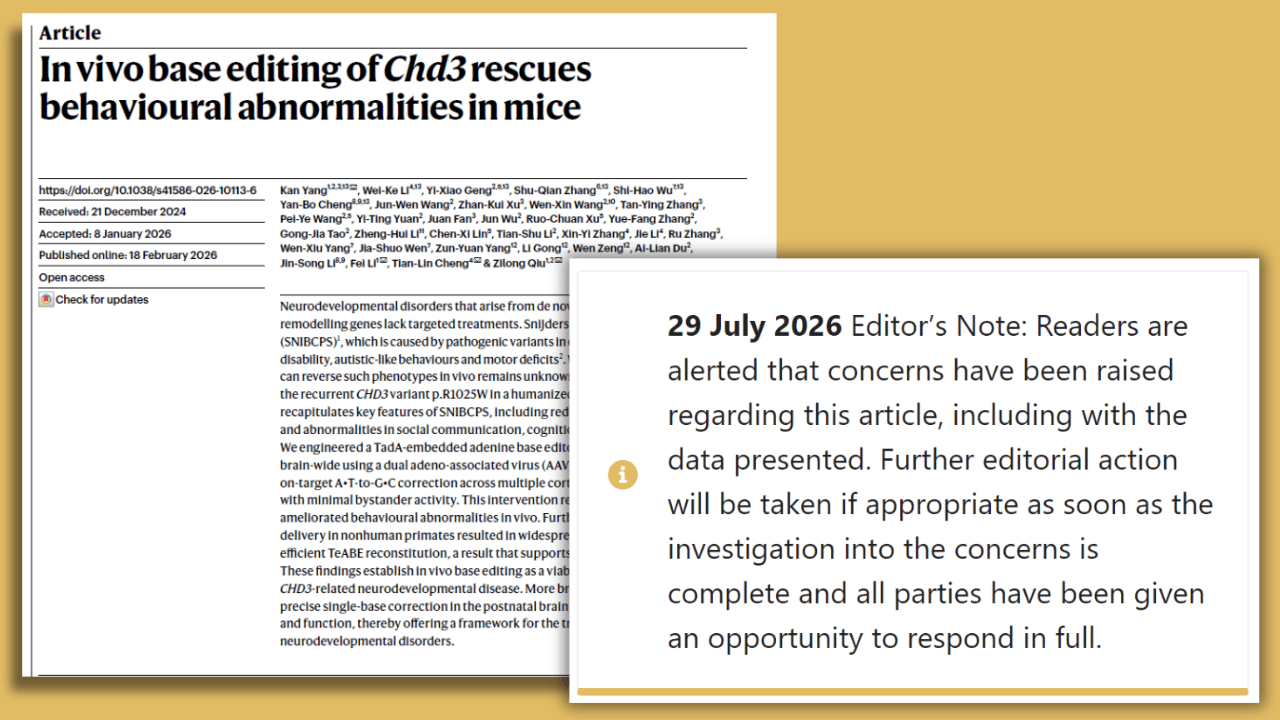Exclusive: Gene Editing Death in China Investigated by Nature & Universities | Retraction Watch (2026)