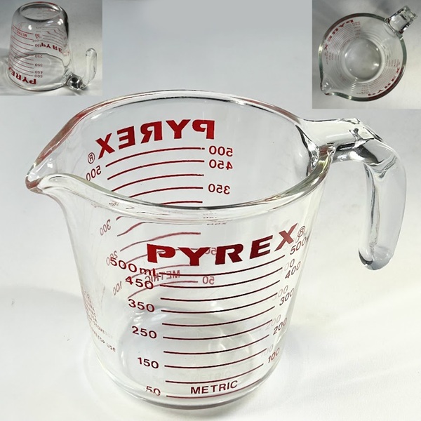 PYREXパイレックス500mlメジャーカップ : 昭和レトロポップ食器
