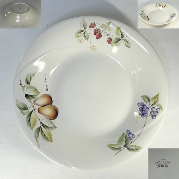 ノリタケ日本陶器会社中島音次郎花柄絵皿 : 昭和レトロ食器雑貨