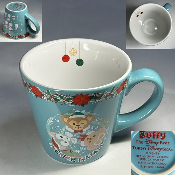 ダッフィークリスマスマグカップR9335 : レトロポップ食器雑貨