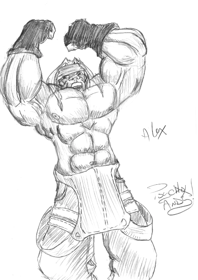Street Fighter’s Alex Sketch