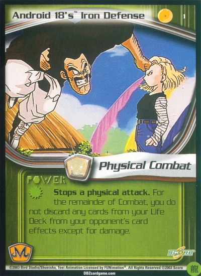 Android 18's Iron Defense 1