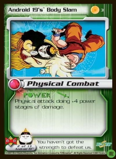 Android 19's Body Slam 3