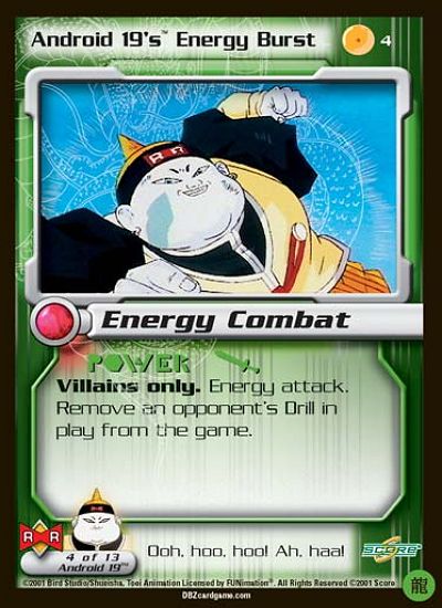 Android 19's Energy Burst 4