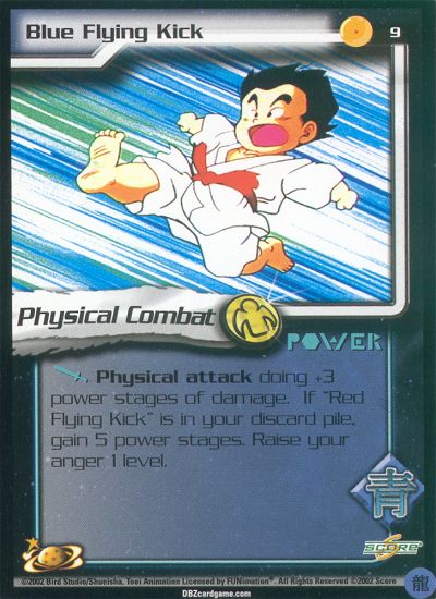 Blue Flying Kick 9