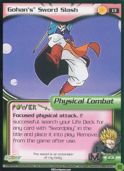 Gohan's Sword Slash 13