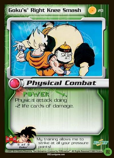 Goku's Right Knee Smash 20