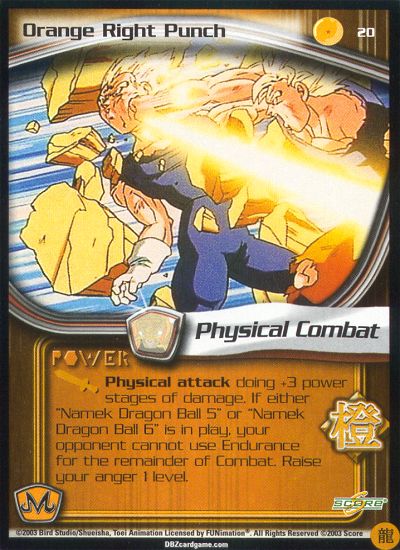 Orange Right Punch 20