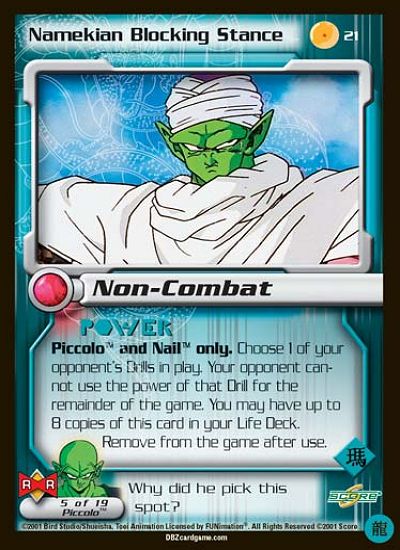 Namekian Blocking Stance 21