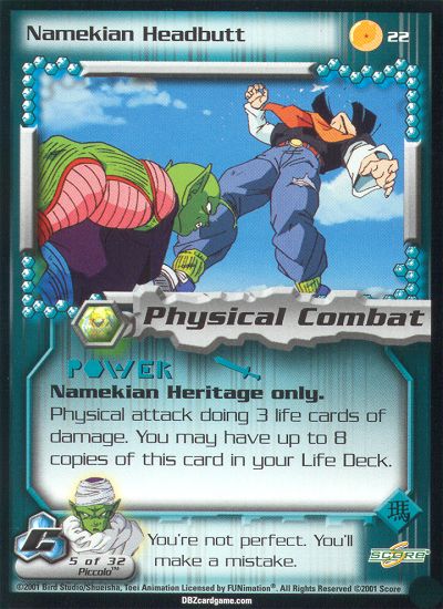 Namekian Headbutt 22