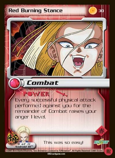 Red Burning Stance 30