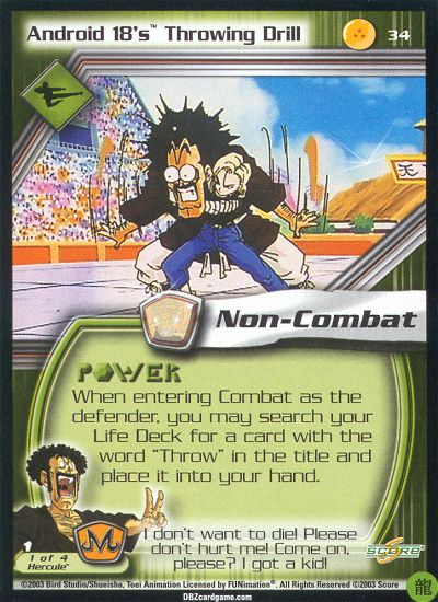 Android 18's Throwing Drill 34