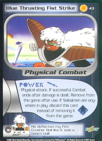 Blue Thrusting Fist Strike 43