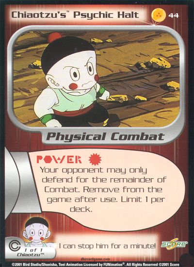 Chiaotzu's Psychic Halt 44