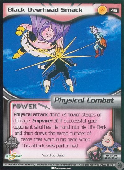 Black Overhead Smack 46