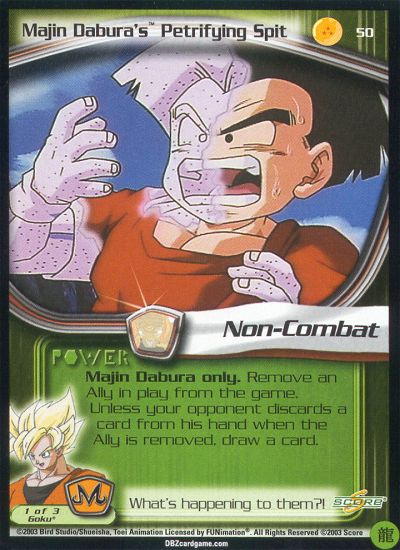 Majin Dabura's Petrifying Spit 50
