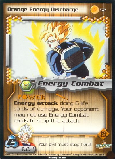 Orange Energy Discharge 52