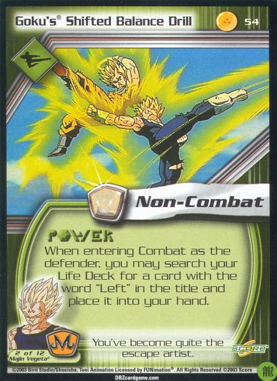 Goku's Shifted Balance Drill 54