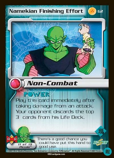 Namekian Finishing Effort 62