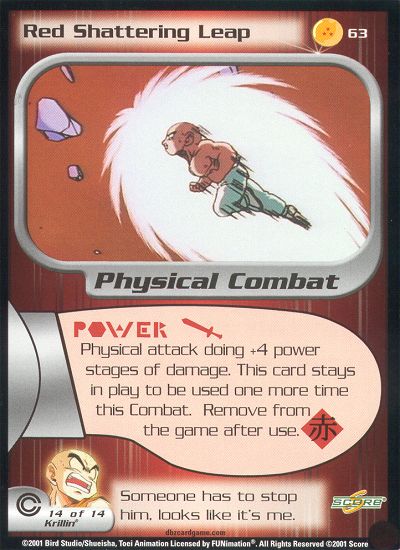 Red Shattering Leap 63