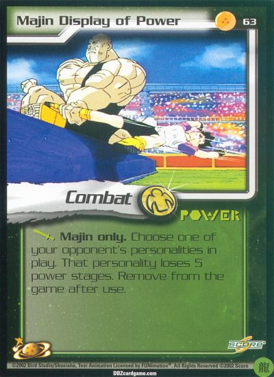 Majin Display of Power 63