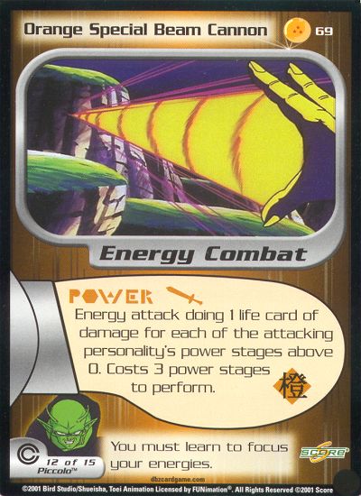 Orange Special Beam Cannon 69