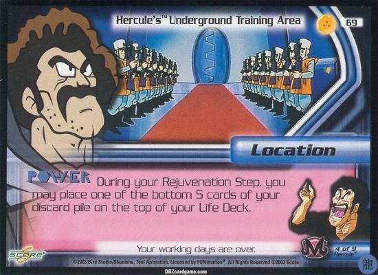 Hercule's Underground Training Area 69