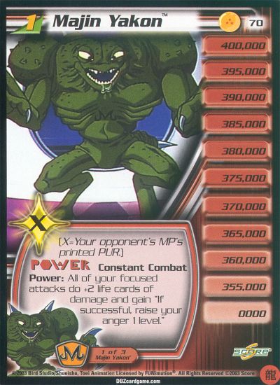 Majin Yakon LEV1 70