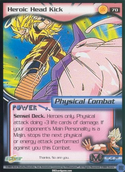 Heroic Head Kick 70