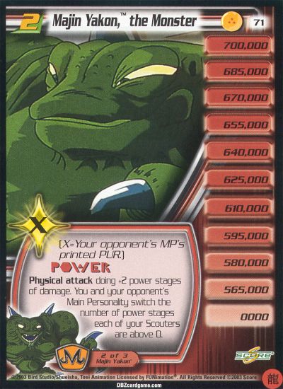 Majin Yakon, the Monster LEV2 71