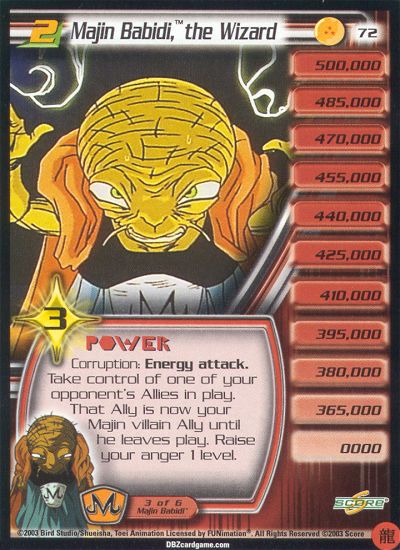 Majin Babidi, the Wizard LEV2 72