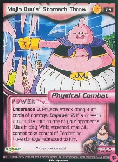 Majin Buu's Stomach Throw 76