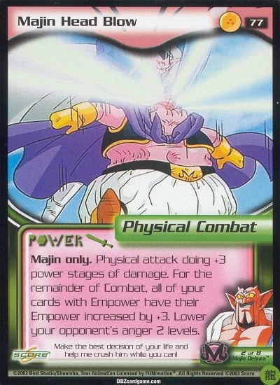 Majin Head Blow 77