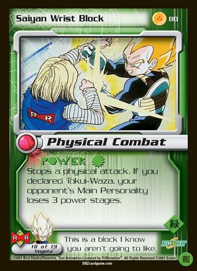 Saiyan Wrist Block 80