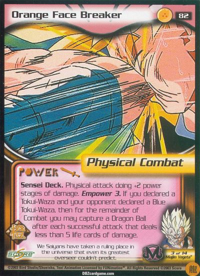 Orange Face Breaker 82