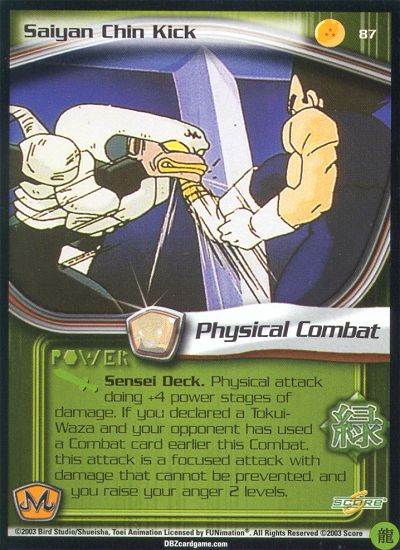 Saiyan Chin Kick 87