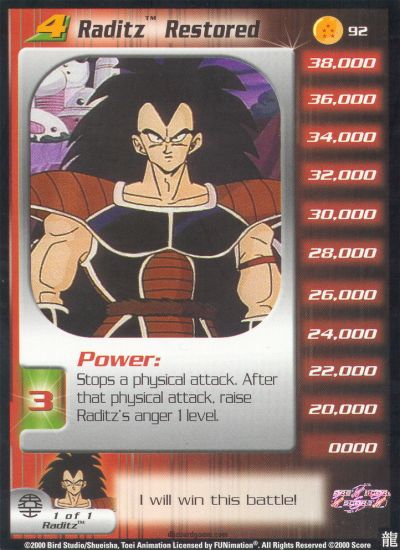 Raditz Restored LEV4 92