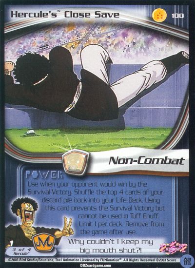 Hercule's Close Save 100