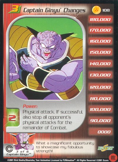 Captain Ginyu Changes LEV3 108