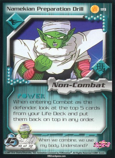 Namekian Preparation Drill 119