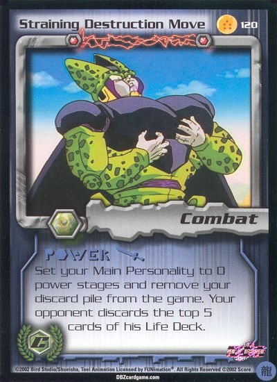 Straining Destruction Move 120