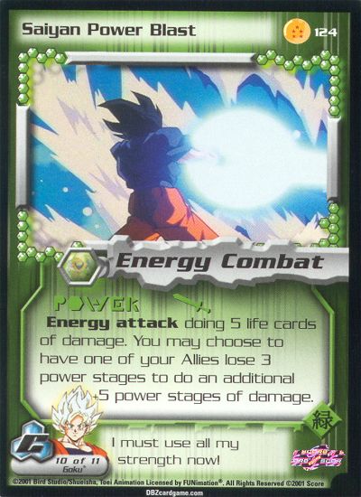 Saiyan Power Blast 124