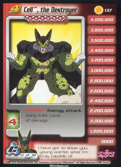 Cell, the Destroyer LEV4 137