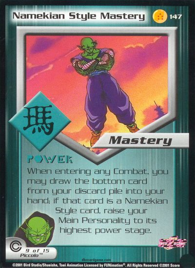 Namekian Style Mastery 147