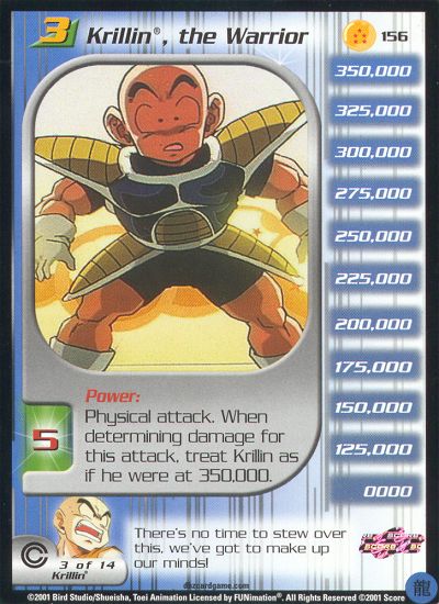 Krillin, the Warrior LEV3 156