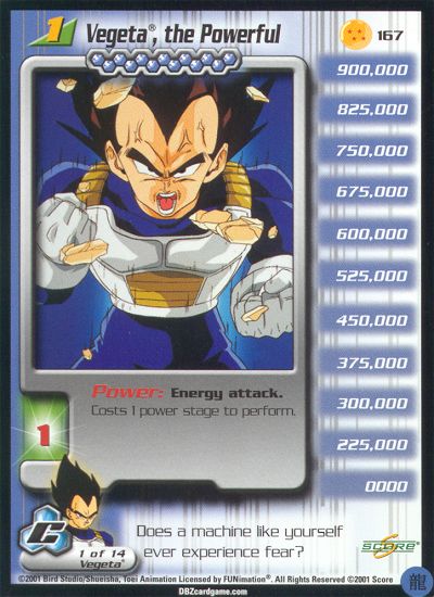 Vegeta, the Powerful LEV1 167