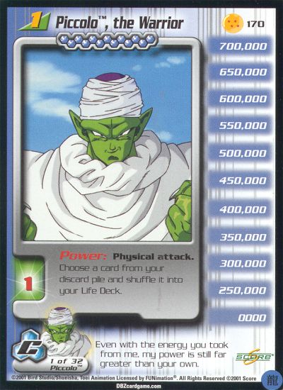 Piccolo, the Warrior LEV1 170