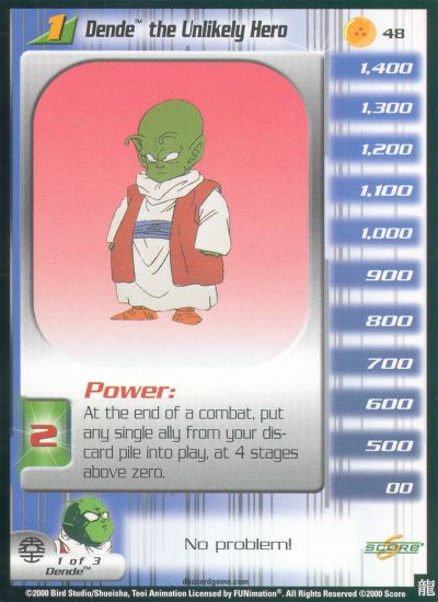 Dende the Unlikely Hero LEV1 48